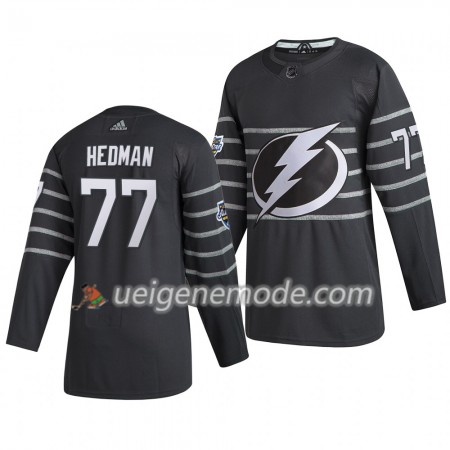 Herren Tampa Bay Lightning Trikot Victor Hedman 77 Grau Adidas 2020 NHL All-Star Authentic